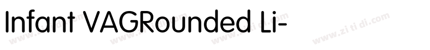 Infant VAGRounded Li字体转换